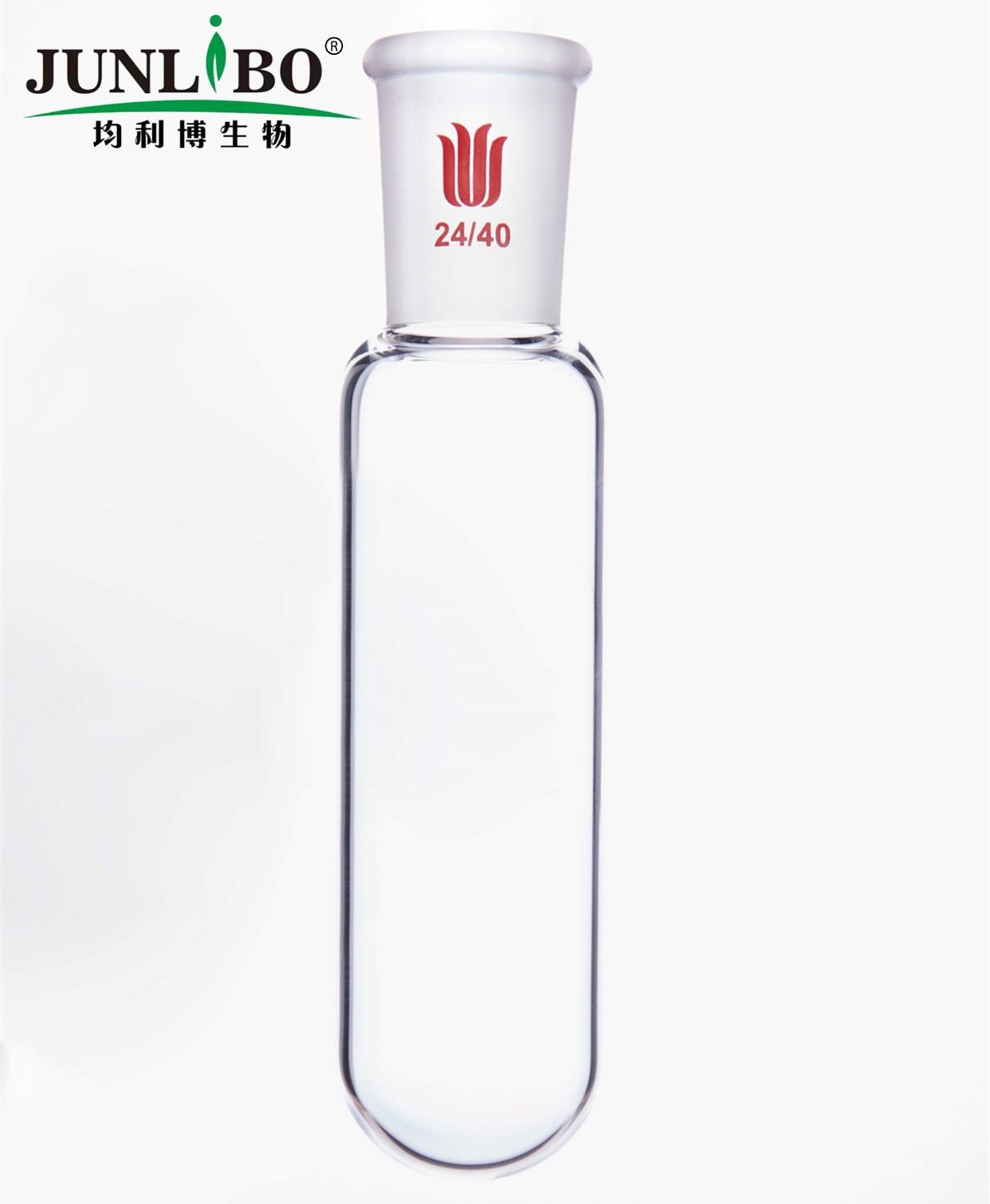 厚壁磨口试管,24/40口 100ml,外径*全长40*160mm