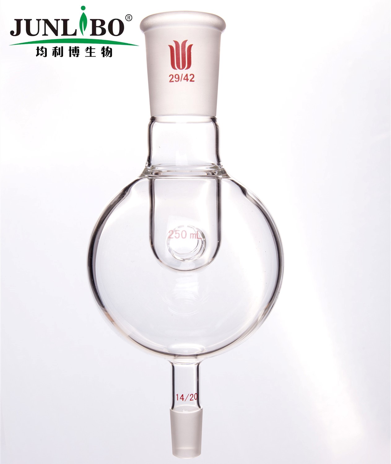 防泡沫球,上磨口:29/42,下磨口:14/20,250ml