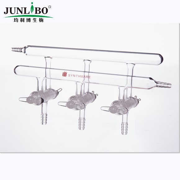 双排管真空气体分配器,实心玻璃节门,3,300mm,2小咀,右前左后