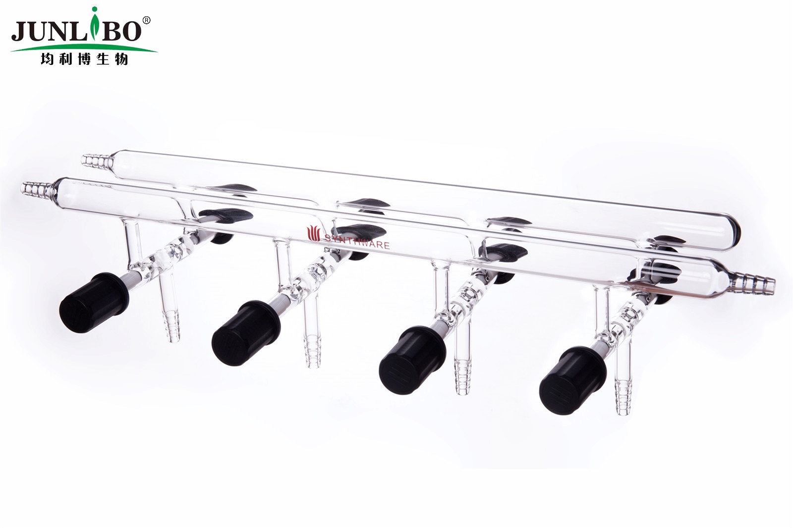 双排管真空气体分配器,具高真空阀,4,450mm,3小咀,左右前左后