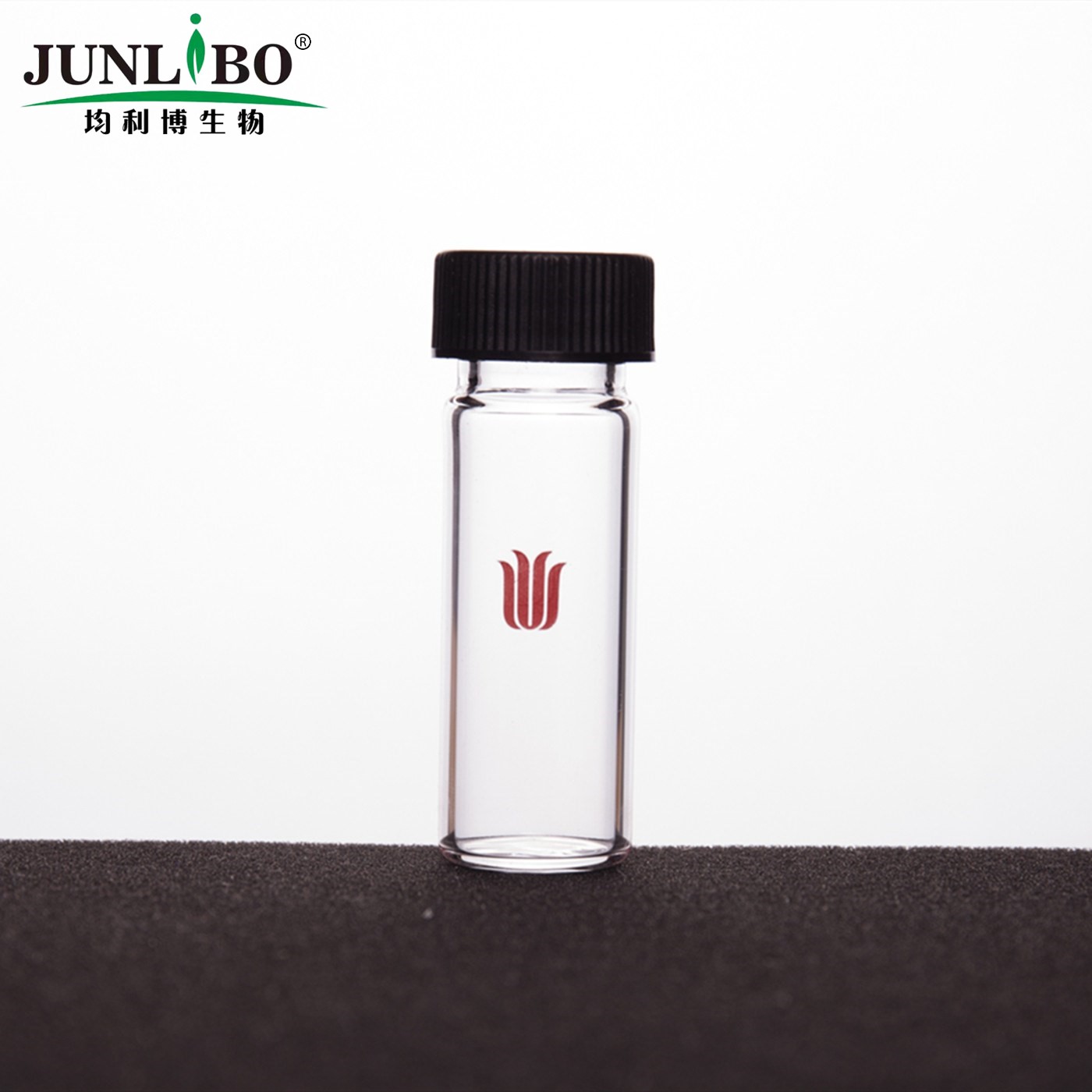 平底螺纹口小瓶,8ml标配有无孔螺纹盖,具四氟垫片