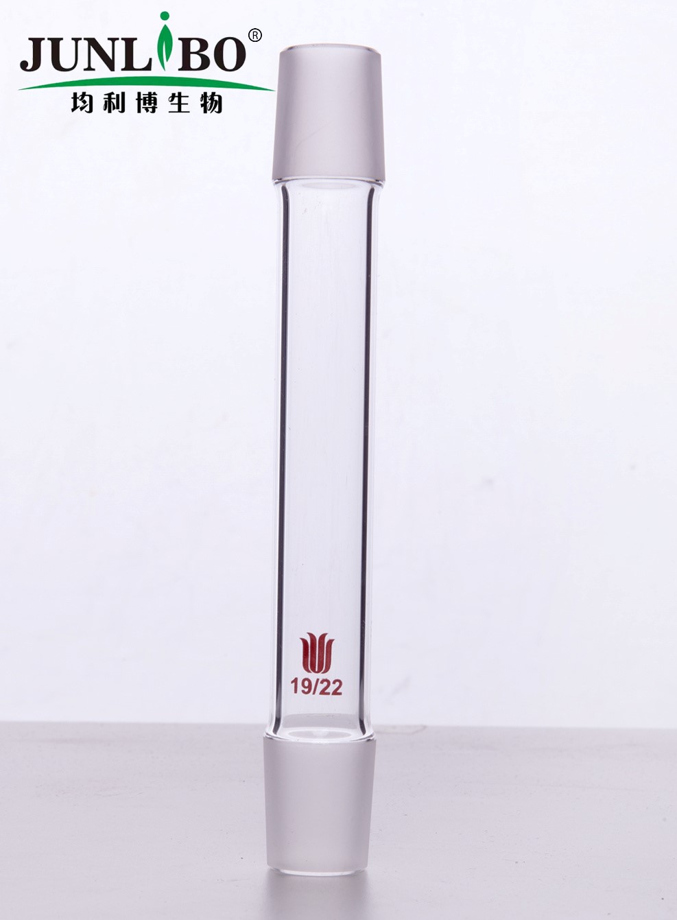 双外磨口连接接头,19/22,磨口间距(不含磨口):90mm