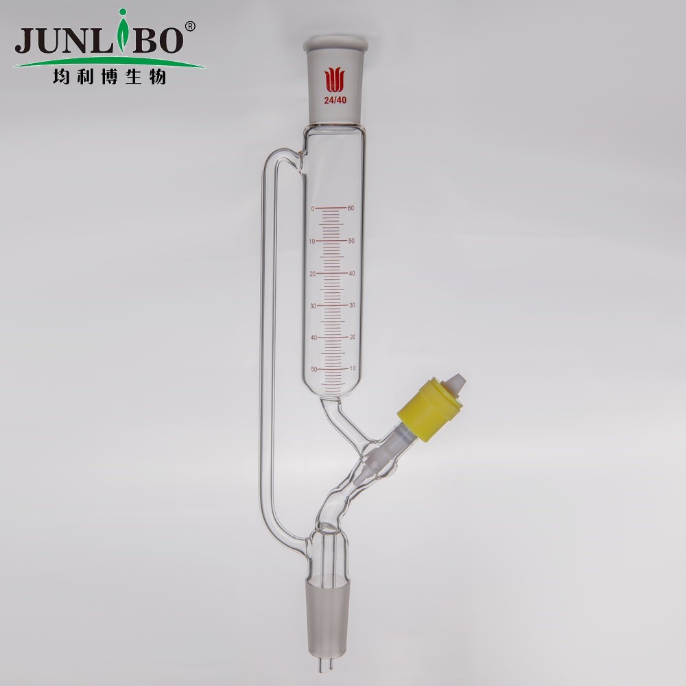 精细可调式恒压滴液漏斗,新型4mm高真空阀,60ml,24/40