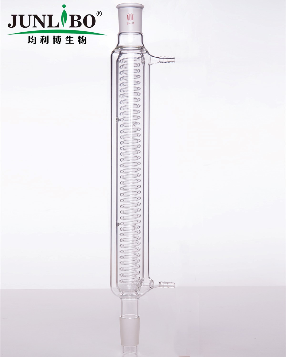 具夹层蛇型冷凝器,29/42,夹层长400mm,φ10mm小咀