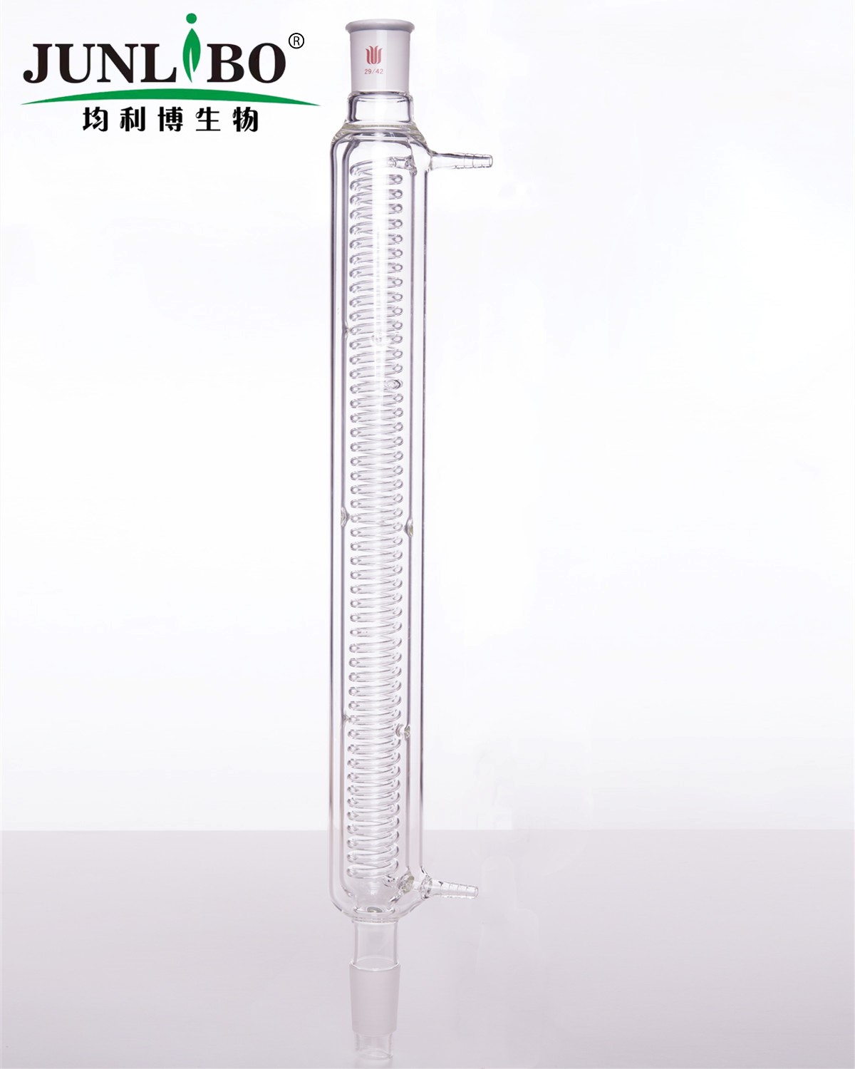 具夹层蛇型冷凝器,29/42,夹层长500mm,φ10mm小咀