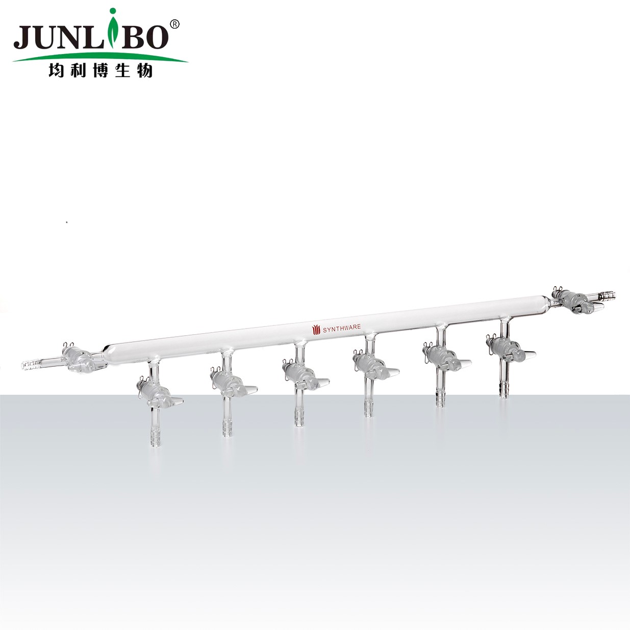 单排管空气分配器,2mm玻璃节门,6组,横梁两侧为2MM玻璃节门