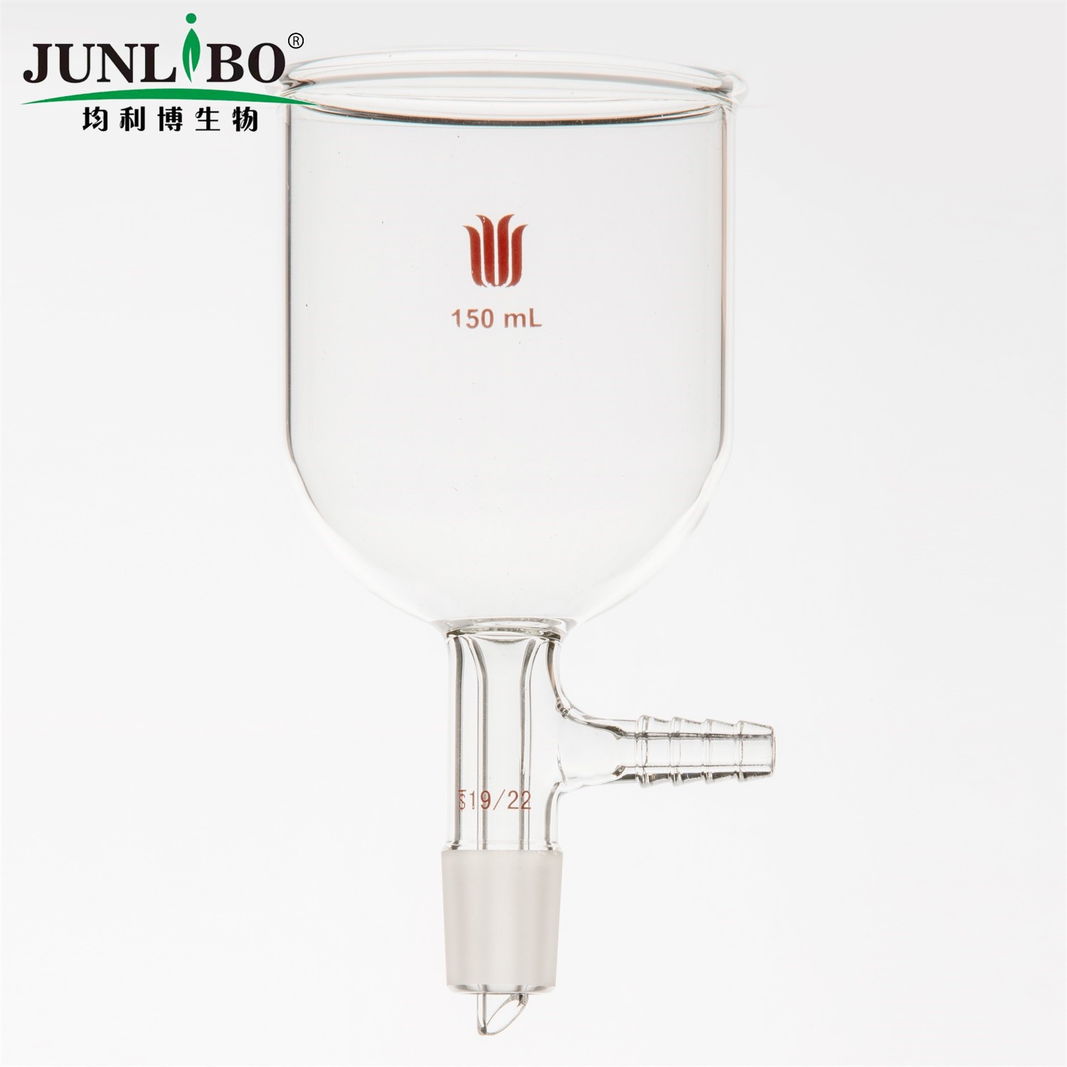 布什漏斗,150ml,19/22,无砂板