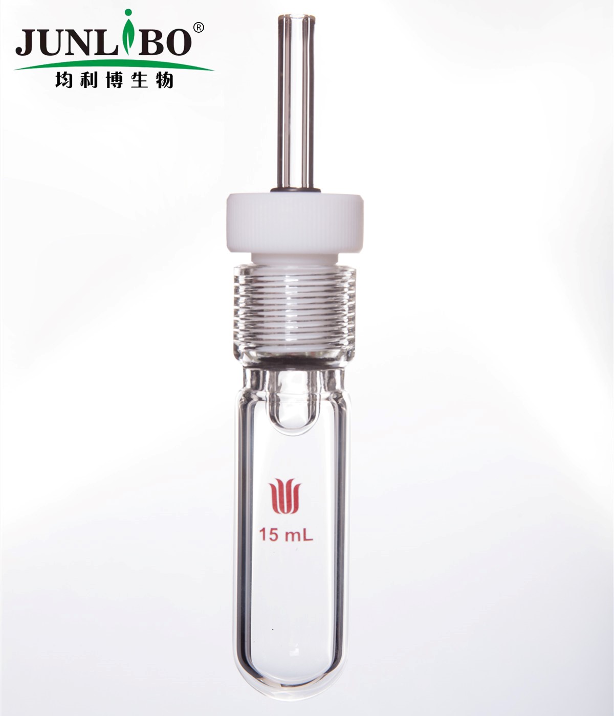 镀膜耐压瓶,具导气接口,全包O型圈,容量15ml,15#