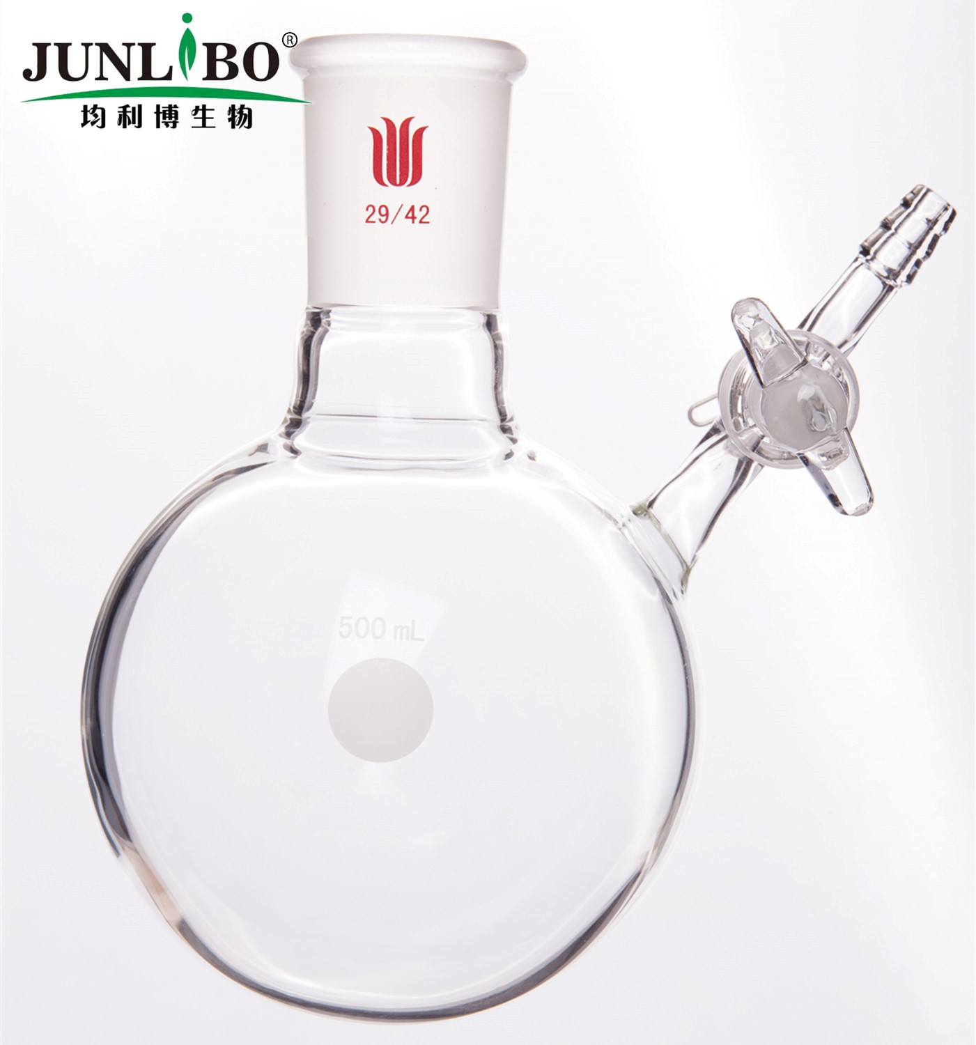 反应瓶,玻璃节门,29/42,500ml