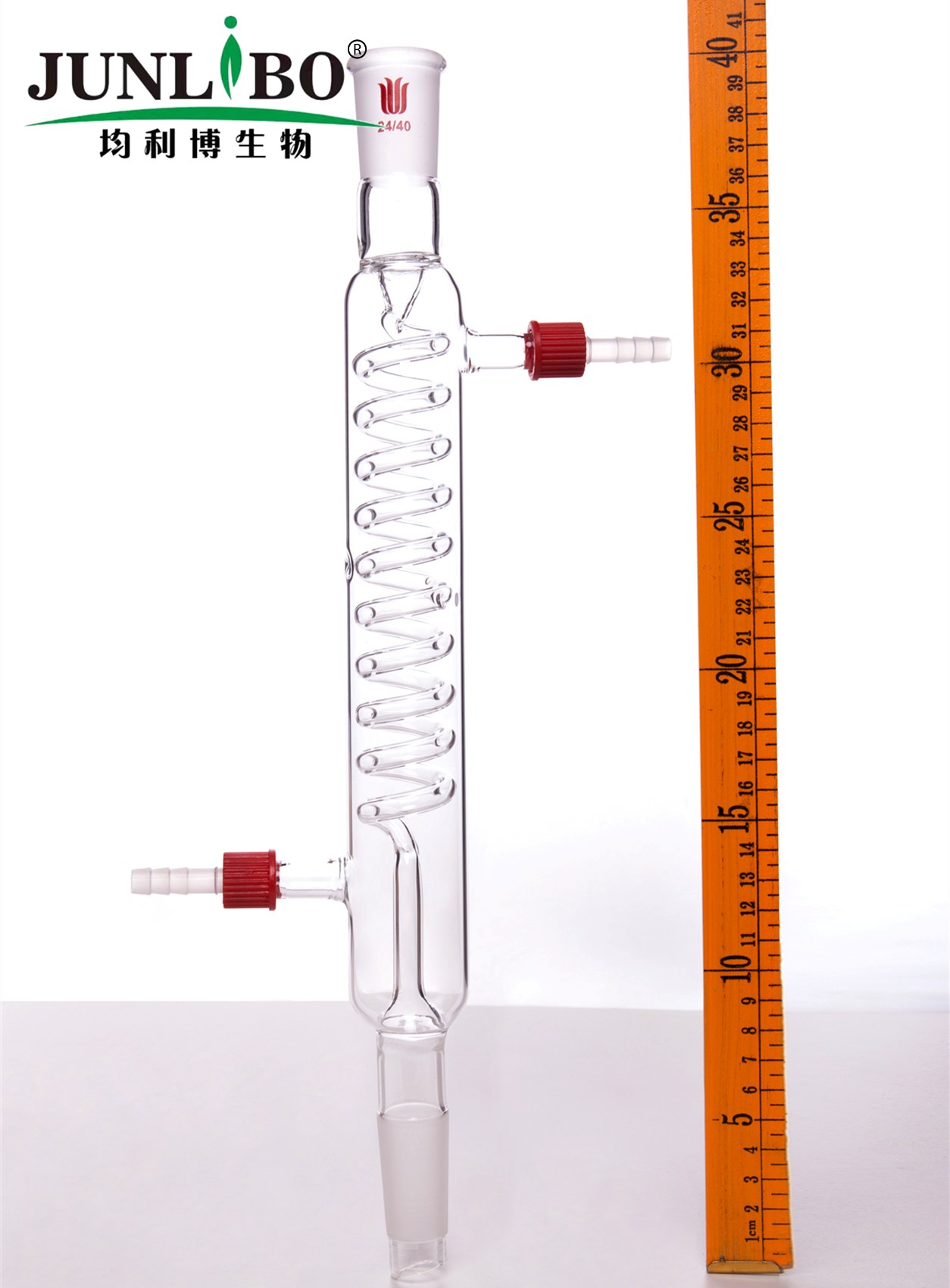 格氏蛇型冷凝器,24/40,有效长:250mm,φ8mm可拆式小咀