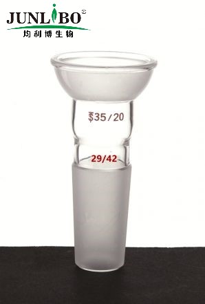 球碗与标准磨口互换接头,上球碗:35/20,下磨口:29/42