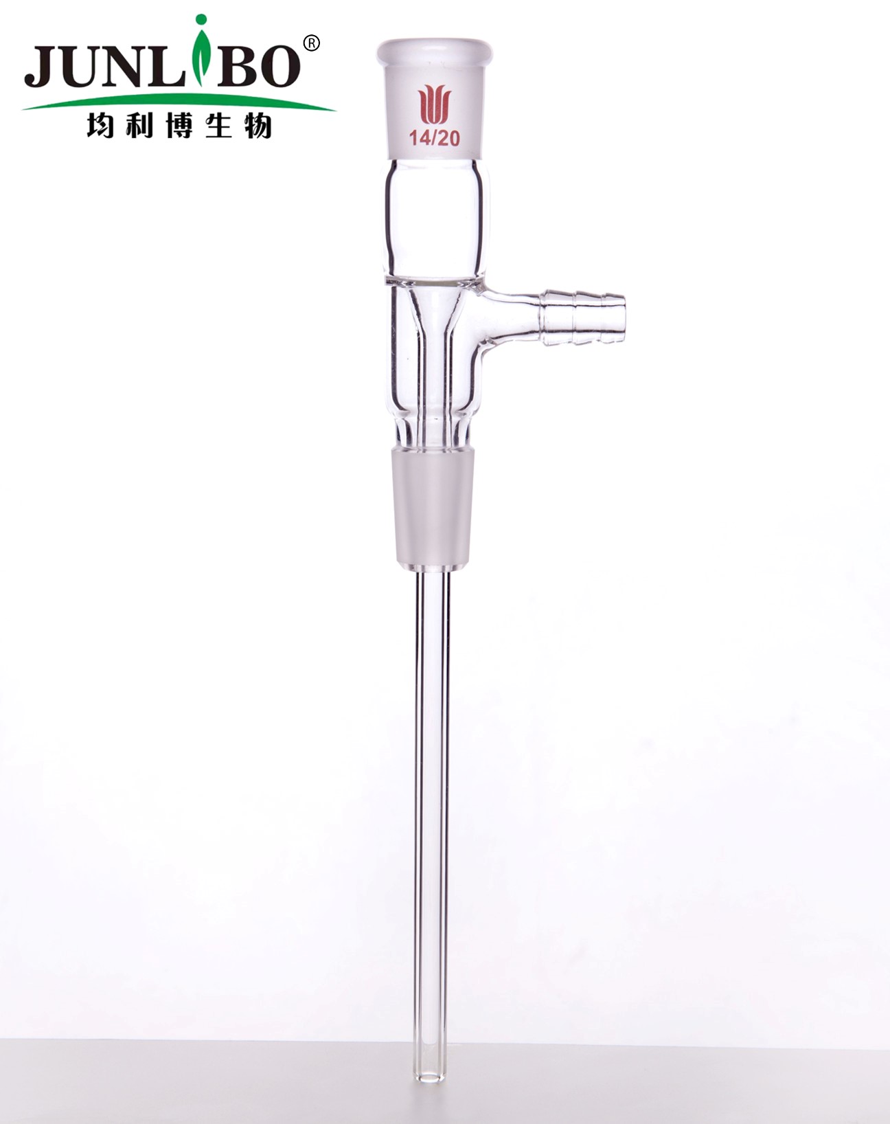 长颈输入接头,14/20,磨口下端管长:90mm