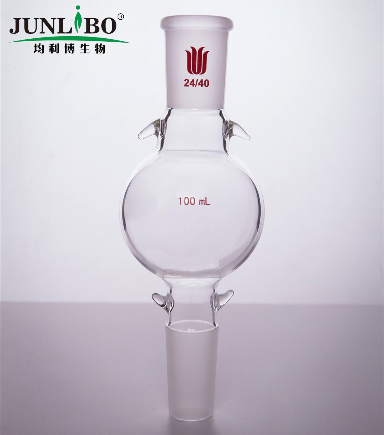 层析用溶剂存储瓶,24/40,100ml,加耳朵