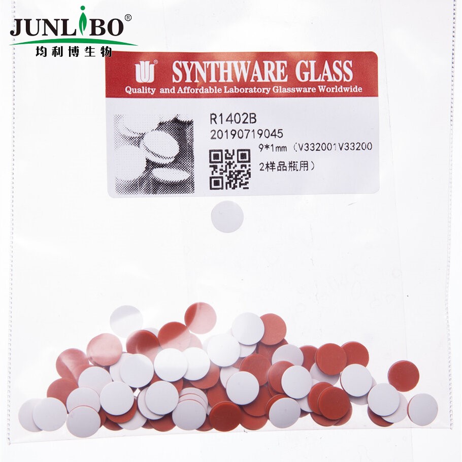 9-425螺纹口样品瓶垫片 2ml PTFE/暗红硅胶垫 100个/包 HM-0731