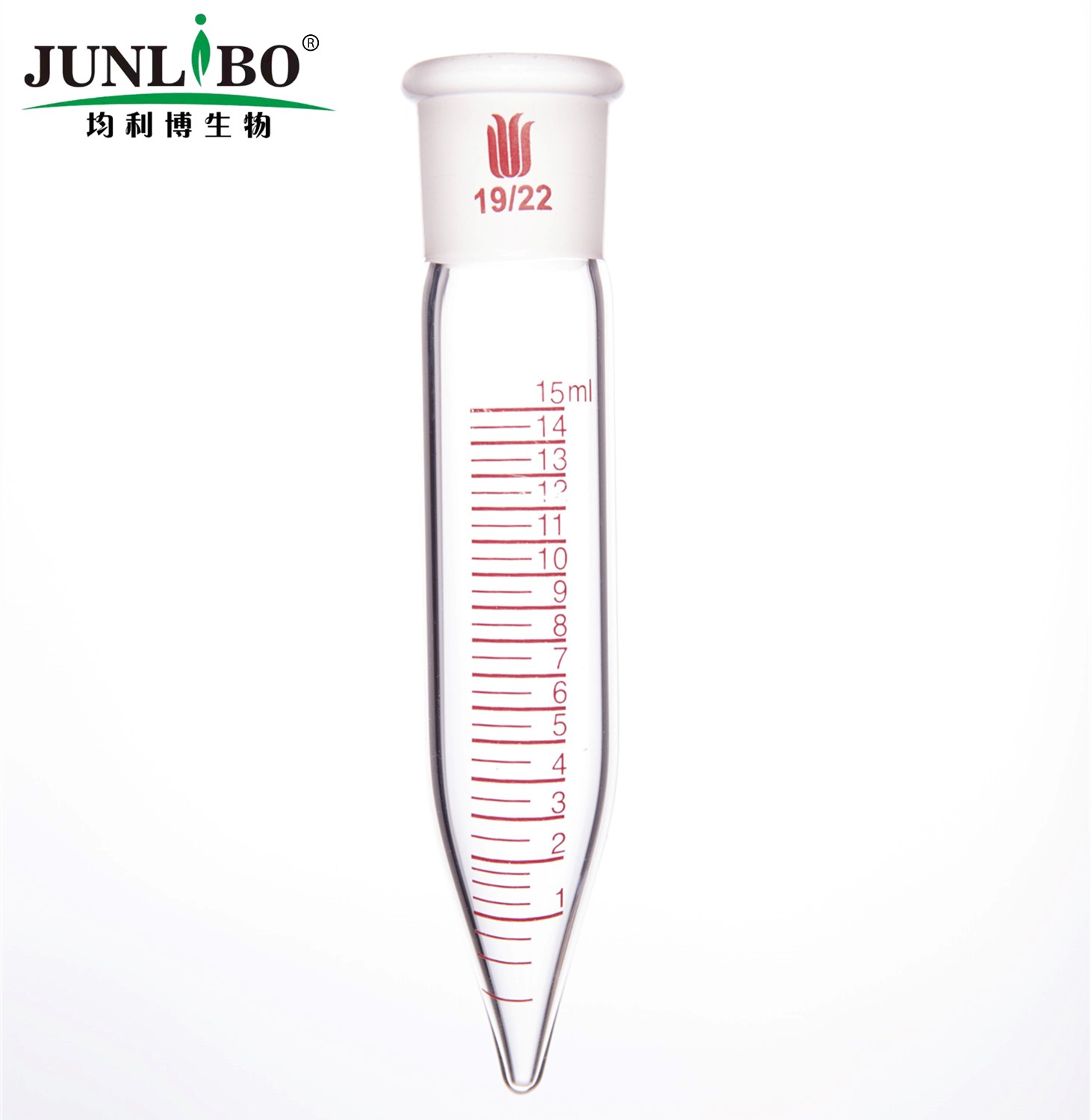 带刻度蒸馏接受管,19/22,15ml