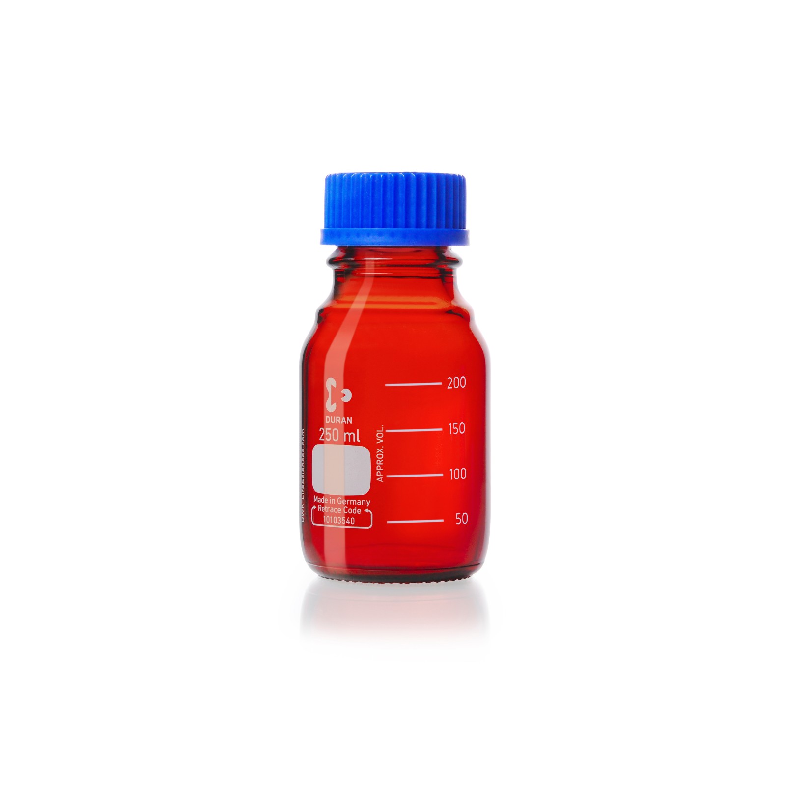 250ml棕色蓝盖试剂瓶