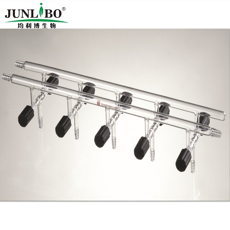 双排管真空气体分配器,具高真空阀,5,550mm,3小咀,左右前左后