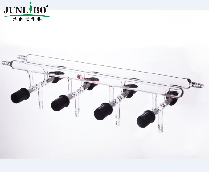 双排管真空气体分配器,具高真空阀,4,450mm,3小咀,左前左右后