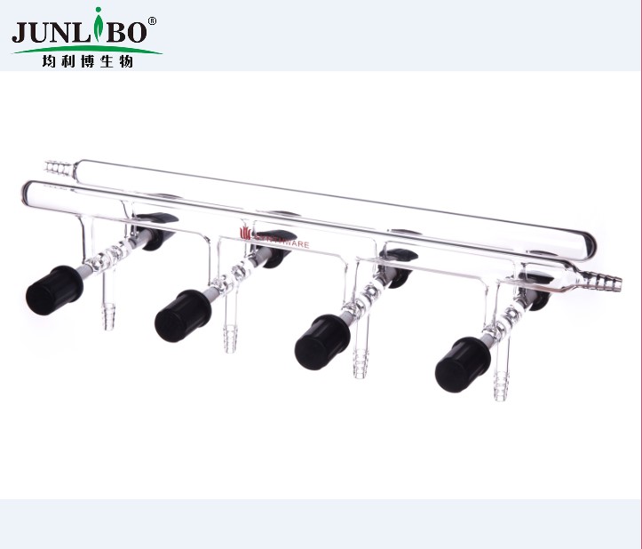 双排管真空气体分配器,具高真空阀,4,450mm,2小咀,右前左后