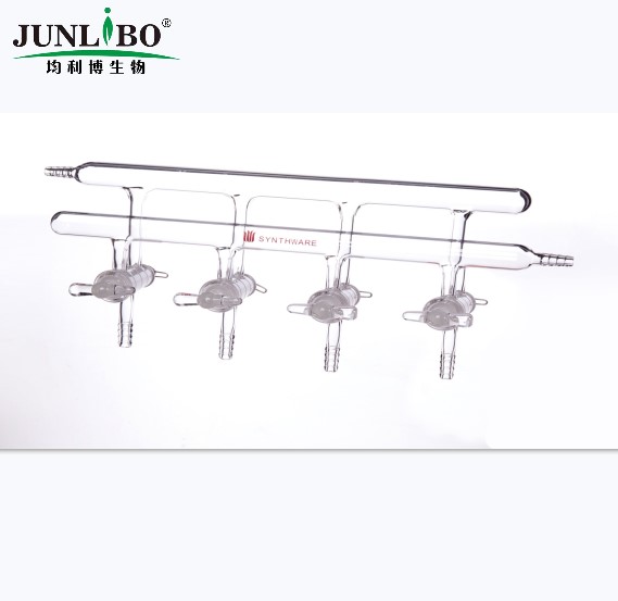 双排管真空气体分配器,实心玻璃节门,4,375mm,2小咀,右前左后