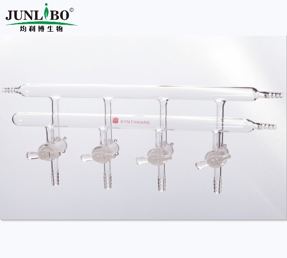 双排管真空气体分配器,实心玻璃节门,4,375mm,3小咀,右前左右后