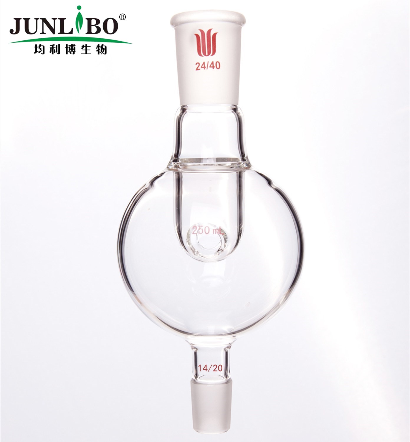 防泡沫球,上磨口:24/40,下磨口:14/20,250ml