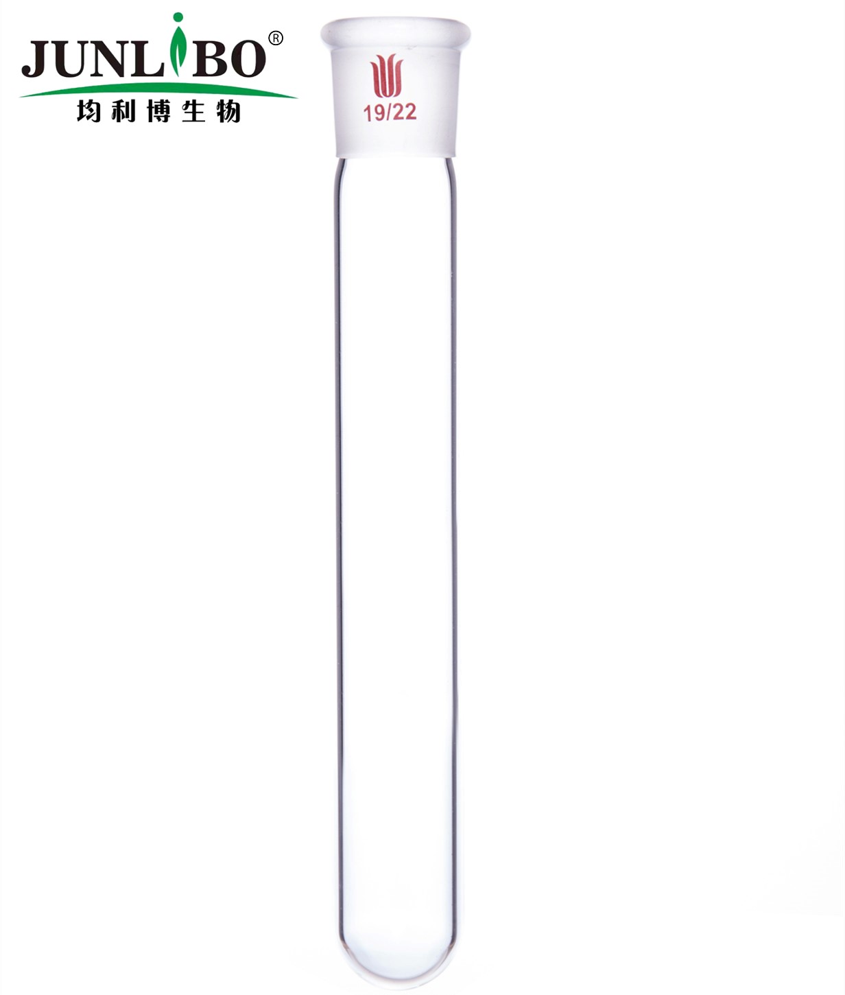 厚壁磨口试管,19/22口 25ml,外径*全长22*160mm