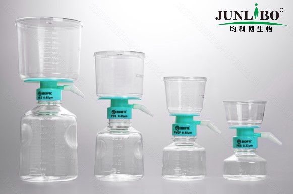 0.22µm一次性真空式过滤器150mL,MCE 混纤膜,滤膜直径50mm,灭菌 1只/包,12只/箱
