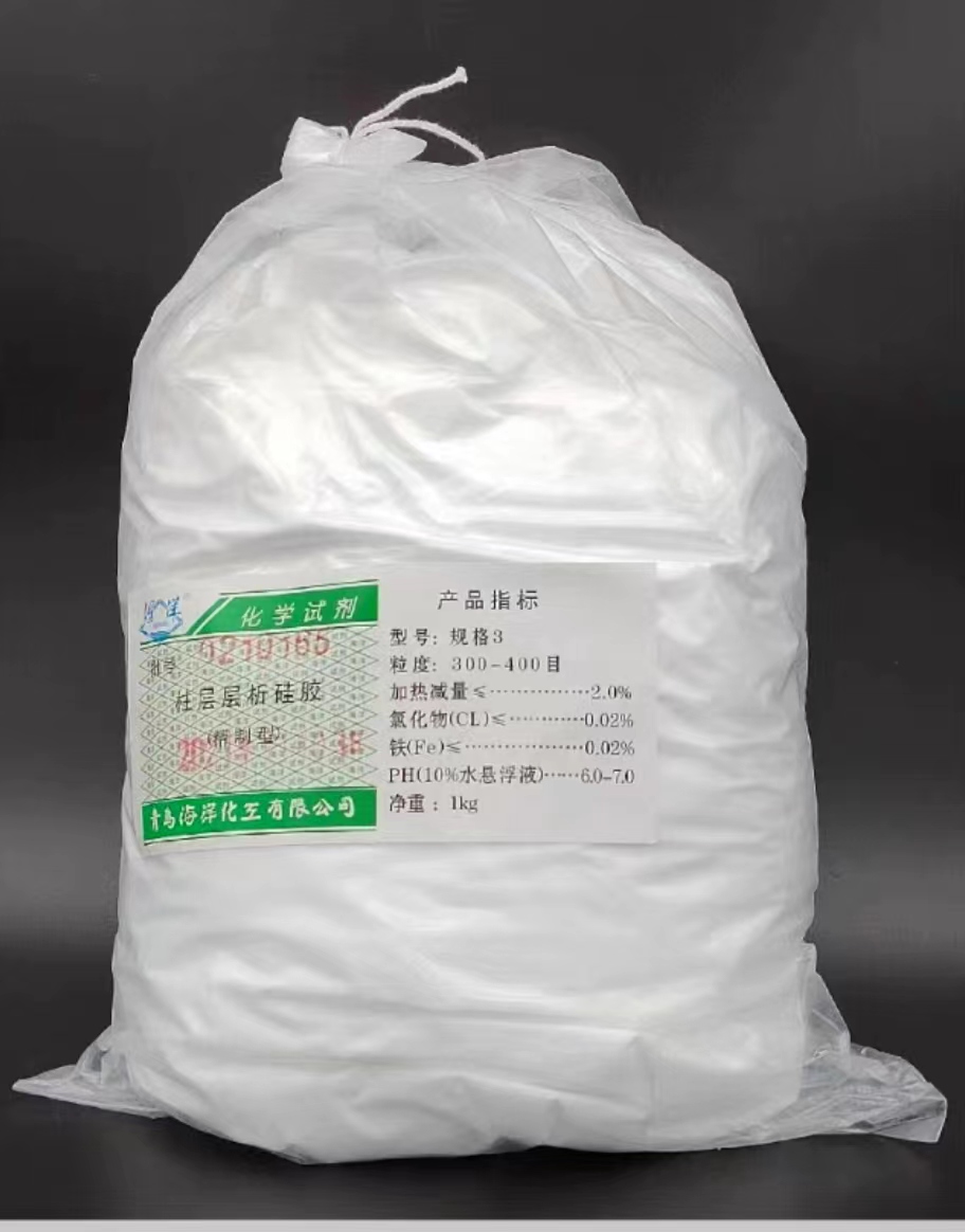 柱层层析硅胶 300-400目 1kg/包 10包/箱