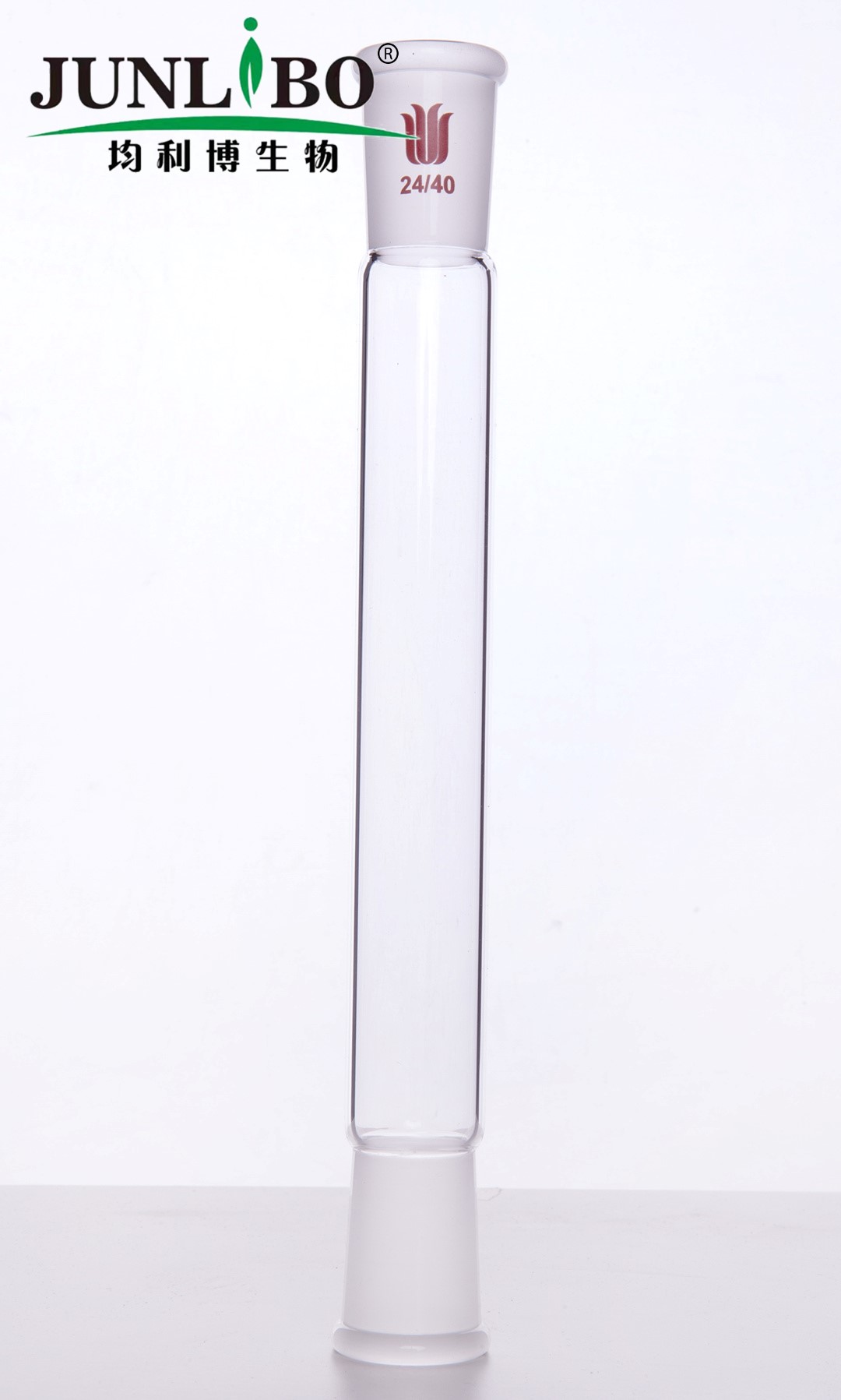 双内磨口连接接头,24/40,磨口间距(不含磨口):175mm