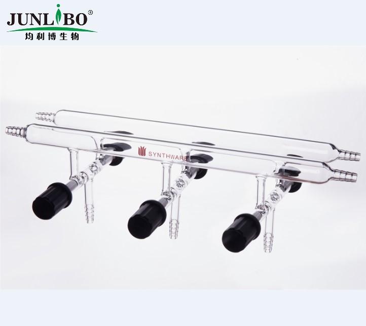 双排管真空气体分配器,具高真空阀,3,350mm,4小咀