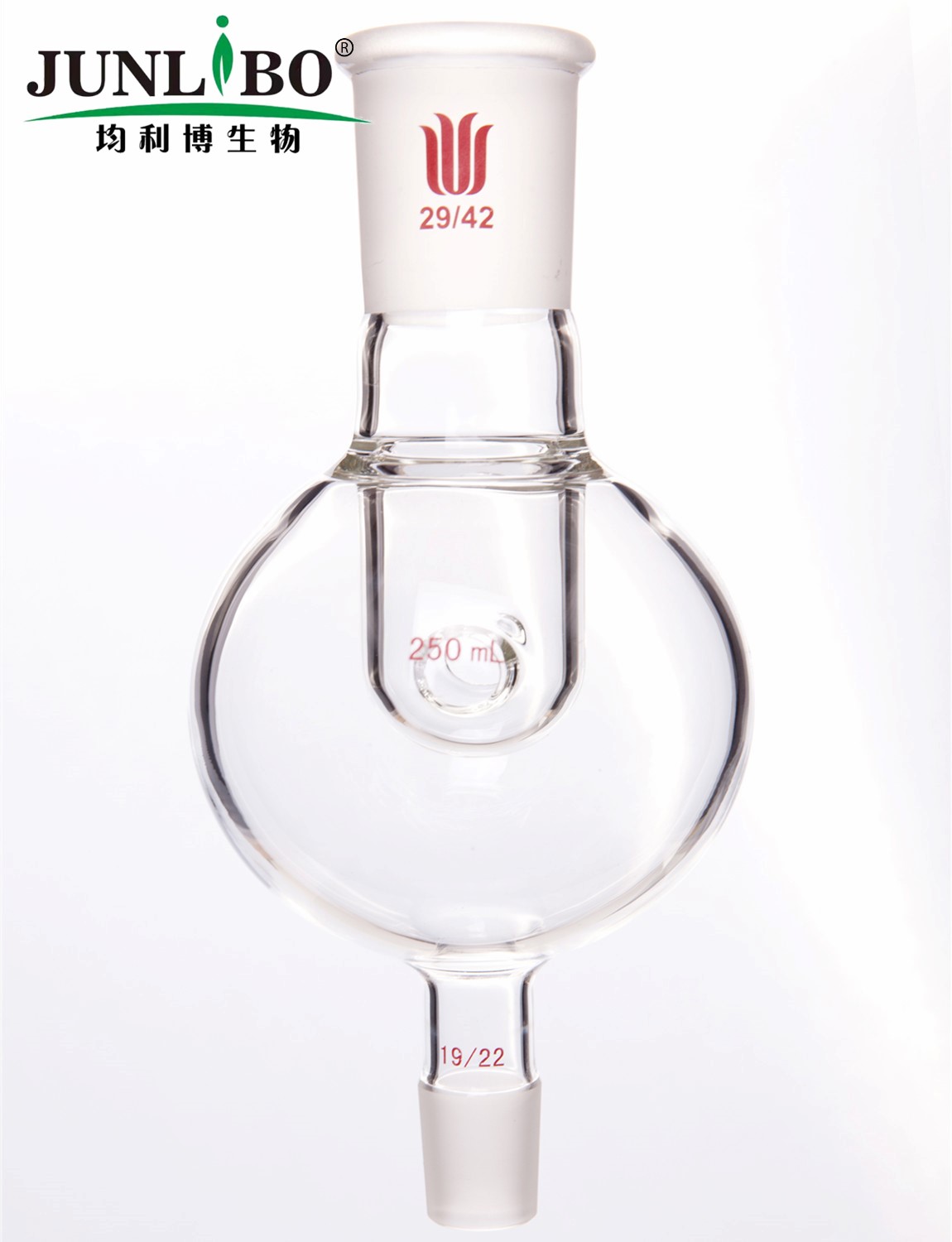 防泡沫球,上磨口:29/42,下磨口:19/22,250ml