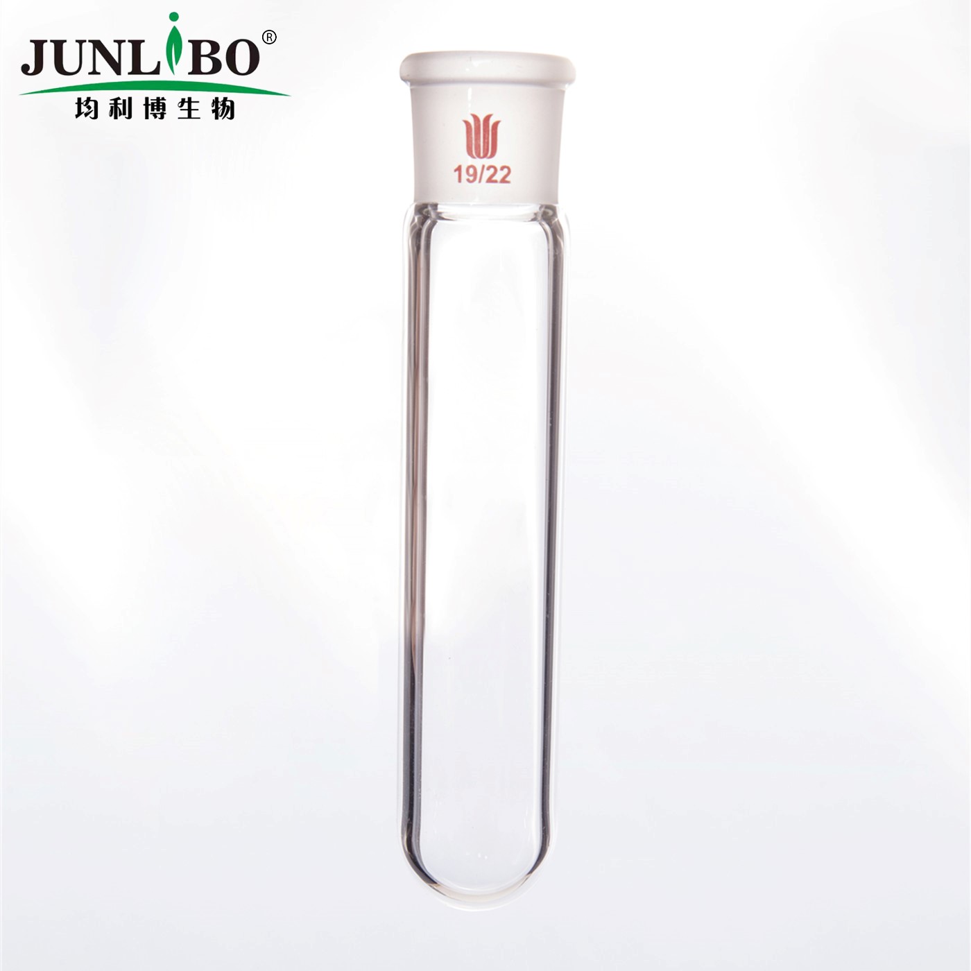 厚壁磨口试管,19/22口 25ml,外径*全长26*130mm