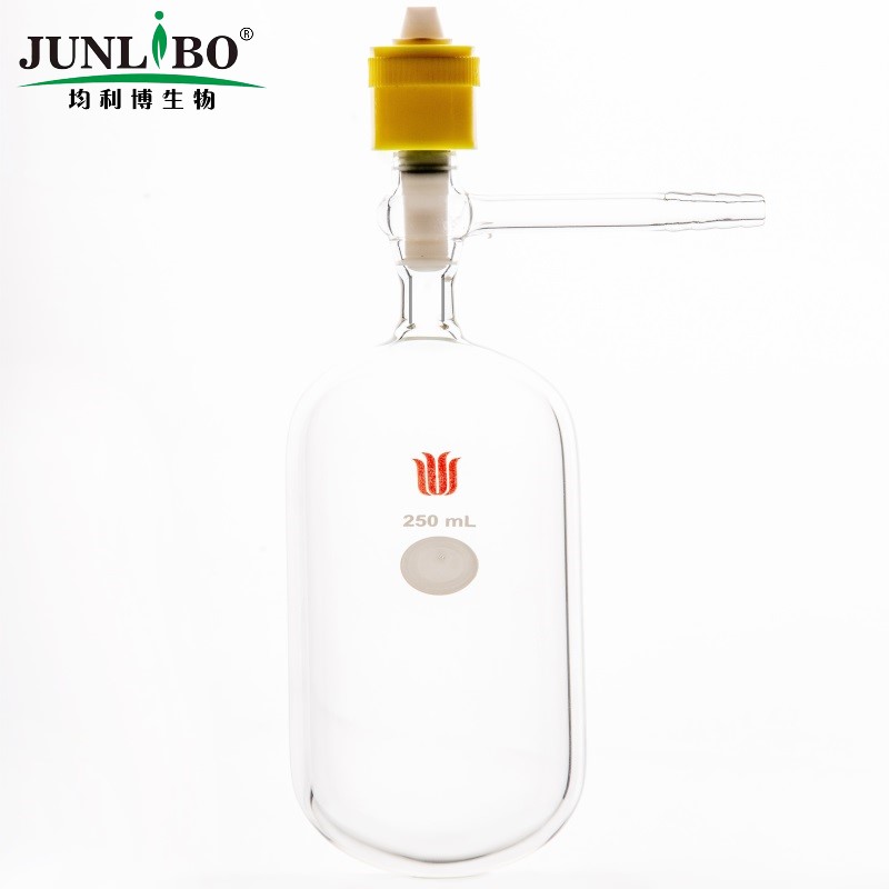 溶剂储存瓶250ml,新型0-8mm高真空,管外径×总高:60×140mm