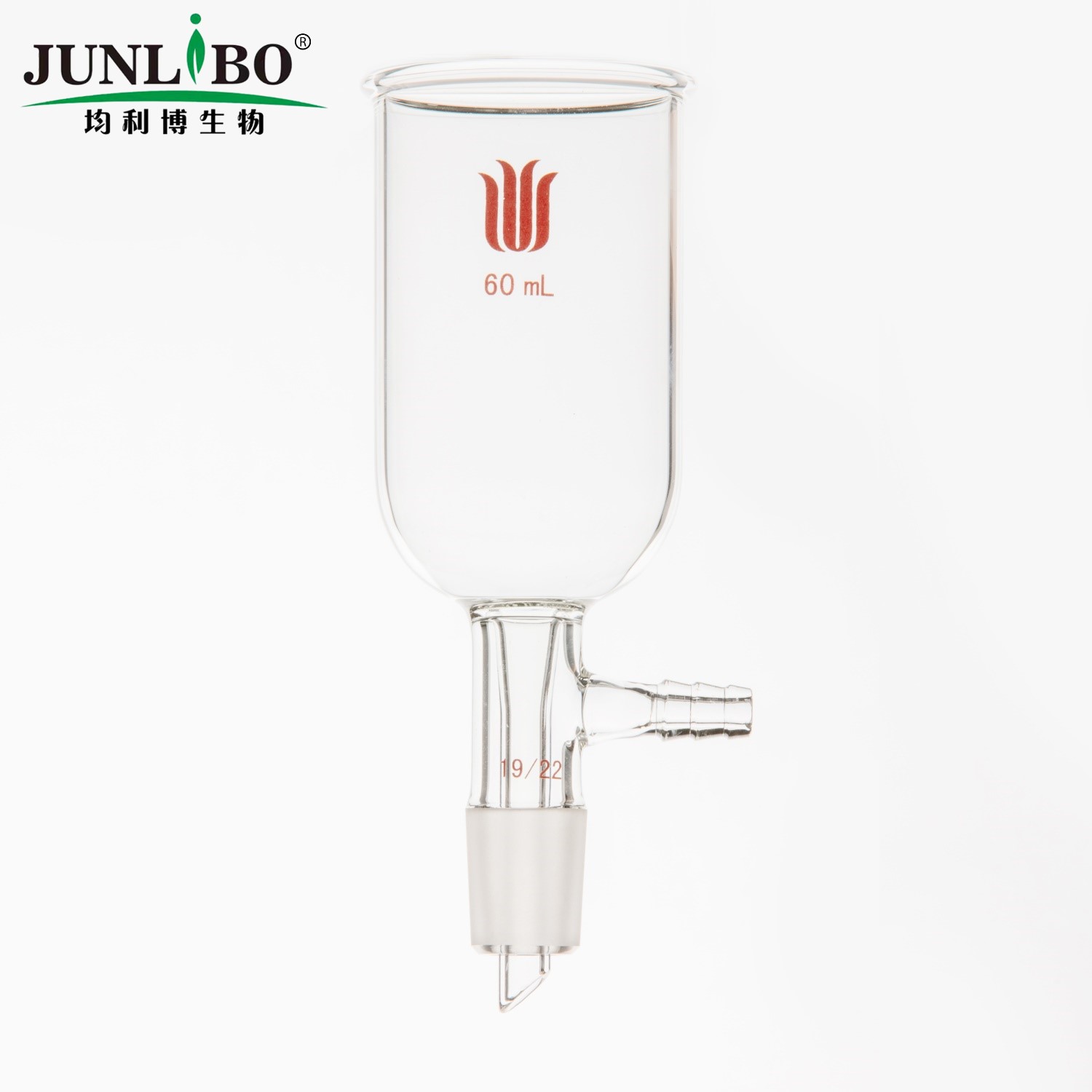 布什漏斗,60ml,19/22,无砂心